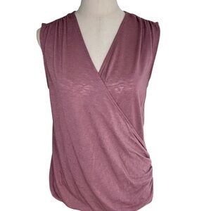 Athleta Dusky Rose Breezy Wrap Tank Camisole